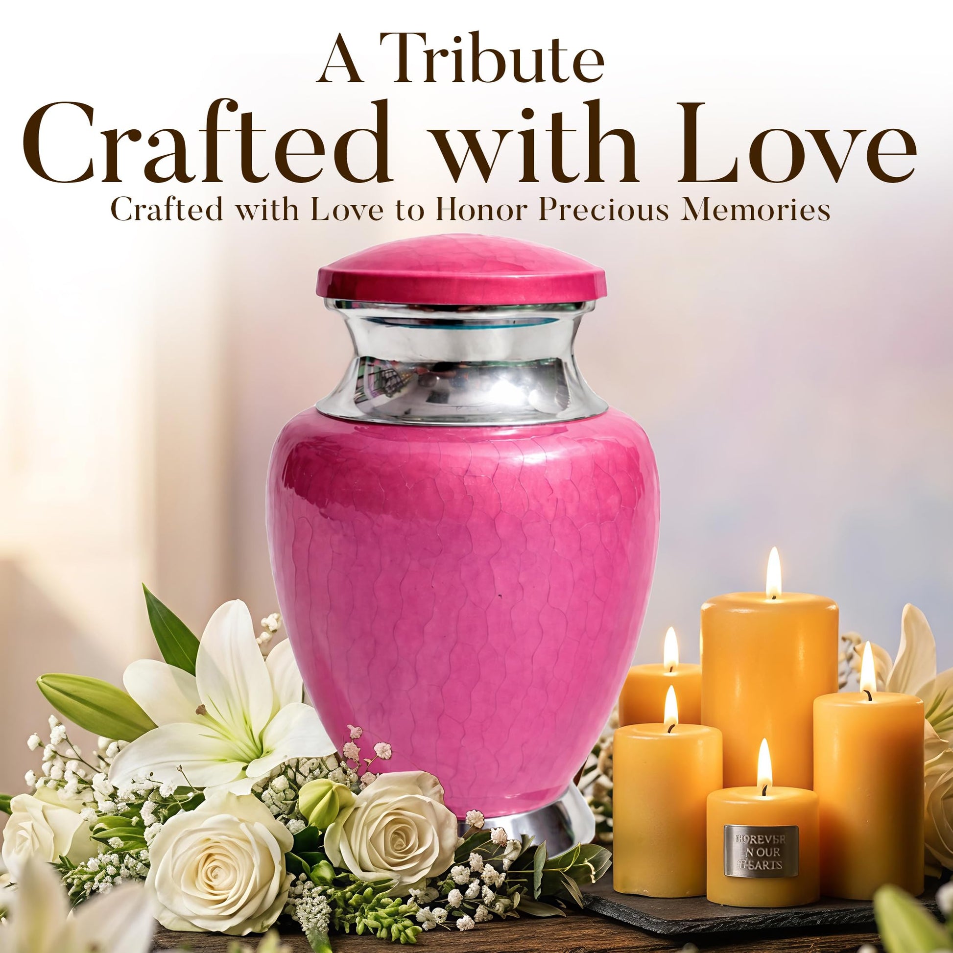 Art Urn for Ashes Adult Male, Color Customization Urns for Human Ash, (Color Theme, Variation 01)