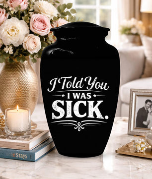 Humour Urns For Human Ashes - Personalized Funny Mini Urn For Adults