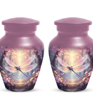 Dragonfly Urn For Human Ashes Female - Pink Cremation Urns For Women
