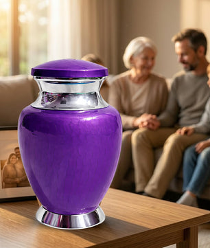 Art Urn for Ashes Adult Male, Color Customization Urns for Human Ash, (Color Theme, Variation 01)