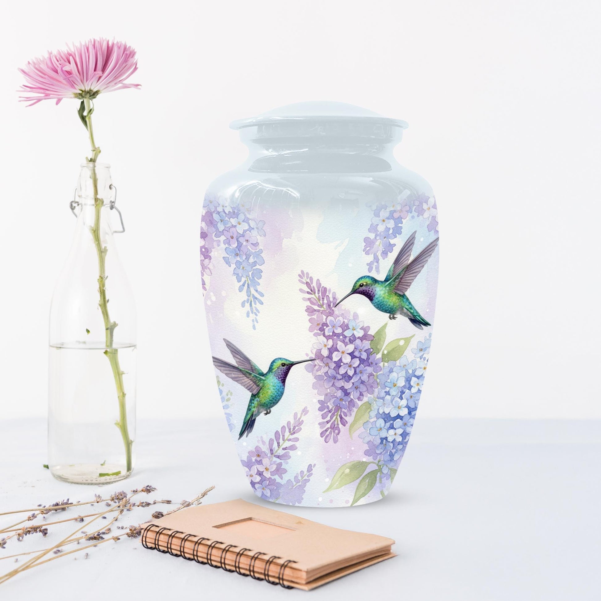 Hummingbird Urn For Women Ashes - Personalized Cremation Keepsake Small Urns For Mom