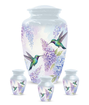 Hummingbird Urn For Women Ashes - Personalized Cremation Keepsake Small Urns For Mom