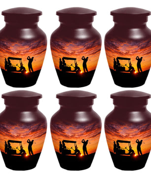 Golf Urn For Dad Ashes - Custom Personalized Sports Urns For Adult Male