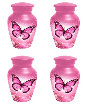 Butterfly Urn For Mom Ashes - Pink Cremation Urns For Adult Female