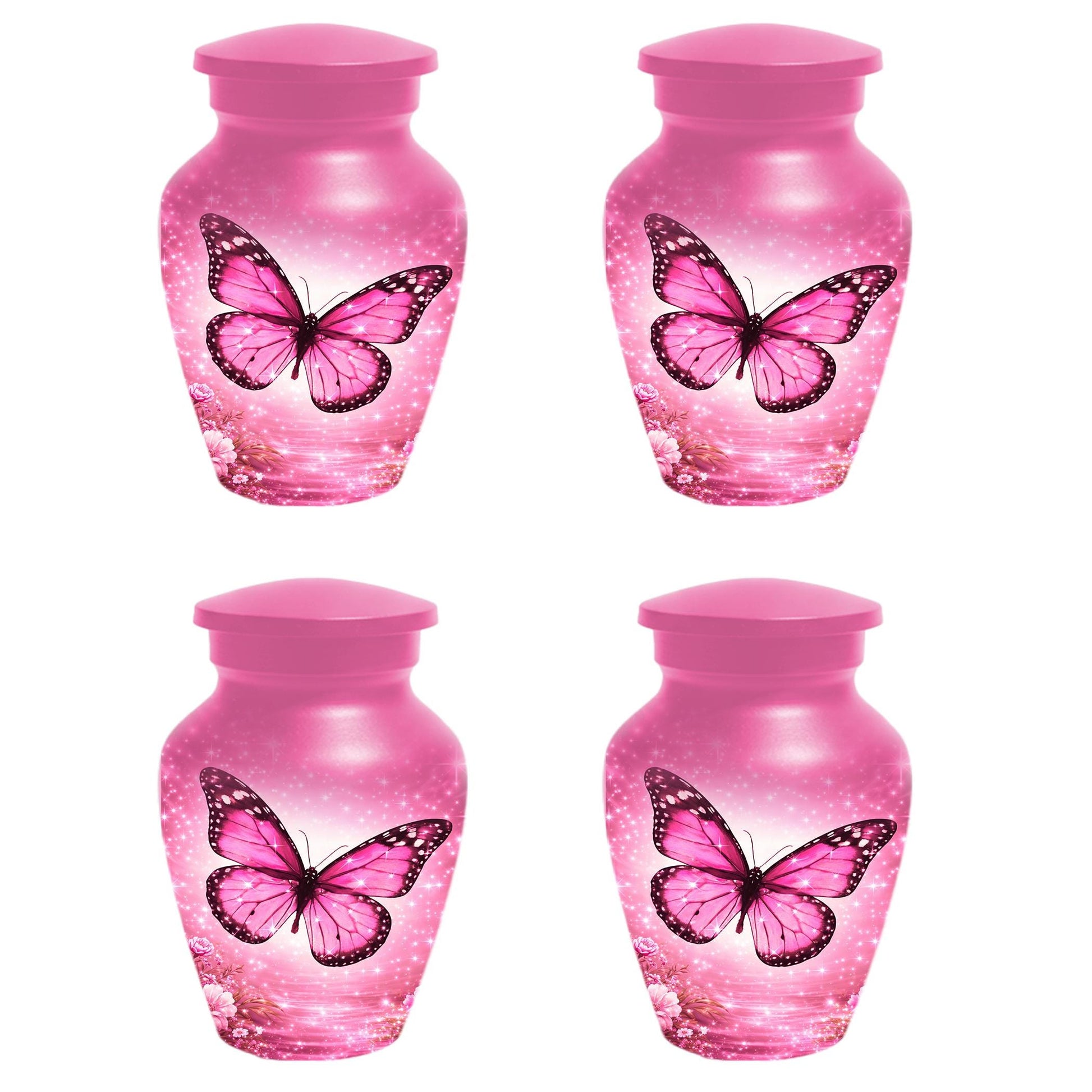 Butterfly Urn For Mom Ashes - Pink Cremation Urns For Adult Female