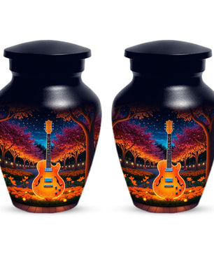 Guitar Urn For Ashes - Music Mini Urns For Male and Female Remains