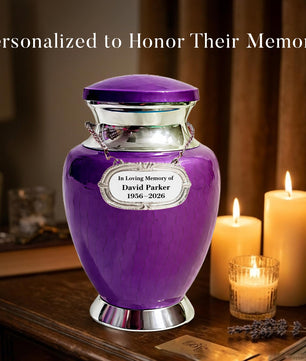 Art Urn for Ashes Adult Male, Color Customization Urns for Human Ash, (Color Theme, Variation 01)