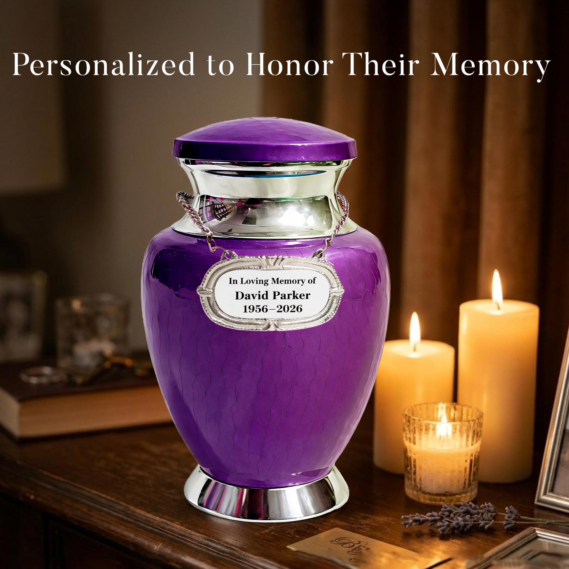 Art Urn for Ashes Adult Male, Color Customization Urns for Human Ash, (Color Theme, Variation 01)
