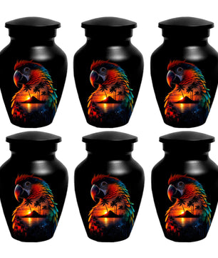 Parrot Urn For Human Ashes - Forest Artistic Urns For Adult Male and Female