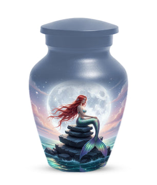Mermaid Cremation Urn For Ashes Women | Fairy Small Keepsake Urns For Female