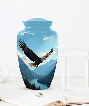 Flying Eagle Urn for Human Ashes | Majestic Eagle Adult Cremation Urn