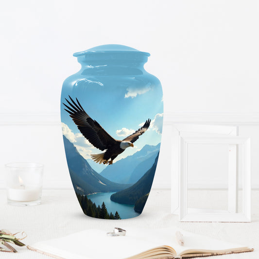 Flying Eagle Urn for Human Ashes | Majestic Eagle Adult Cremation Urn