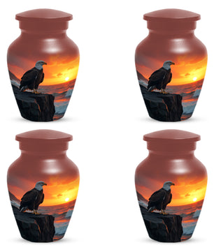 Eagle Sunset Urn for Human Ashes | Majestic Eagle Adult Cremation Urn