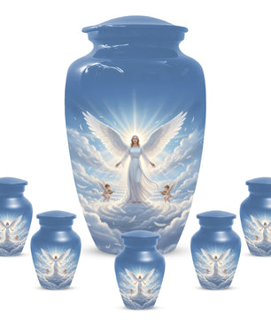 Angel Guardian Urn – Cremation Urn for Mom, Women & Female Ashes