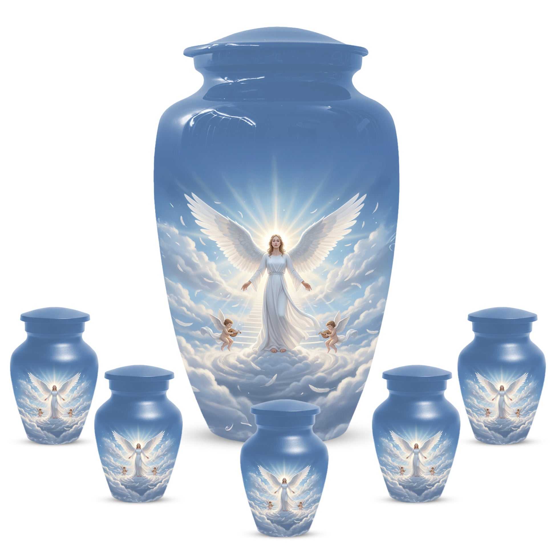 Angel Guardian Urn – Cremation Urn for Mom, Women & Female Ashes