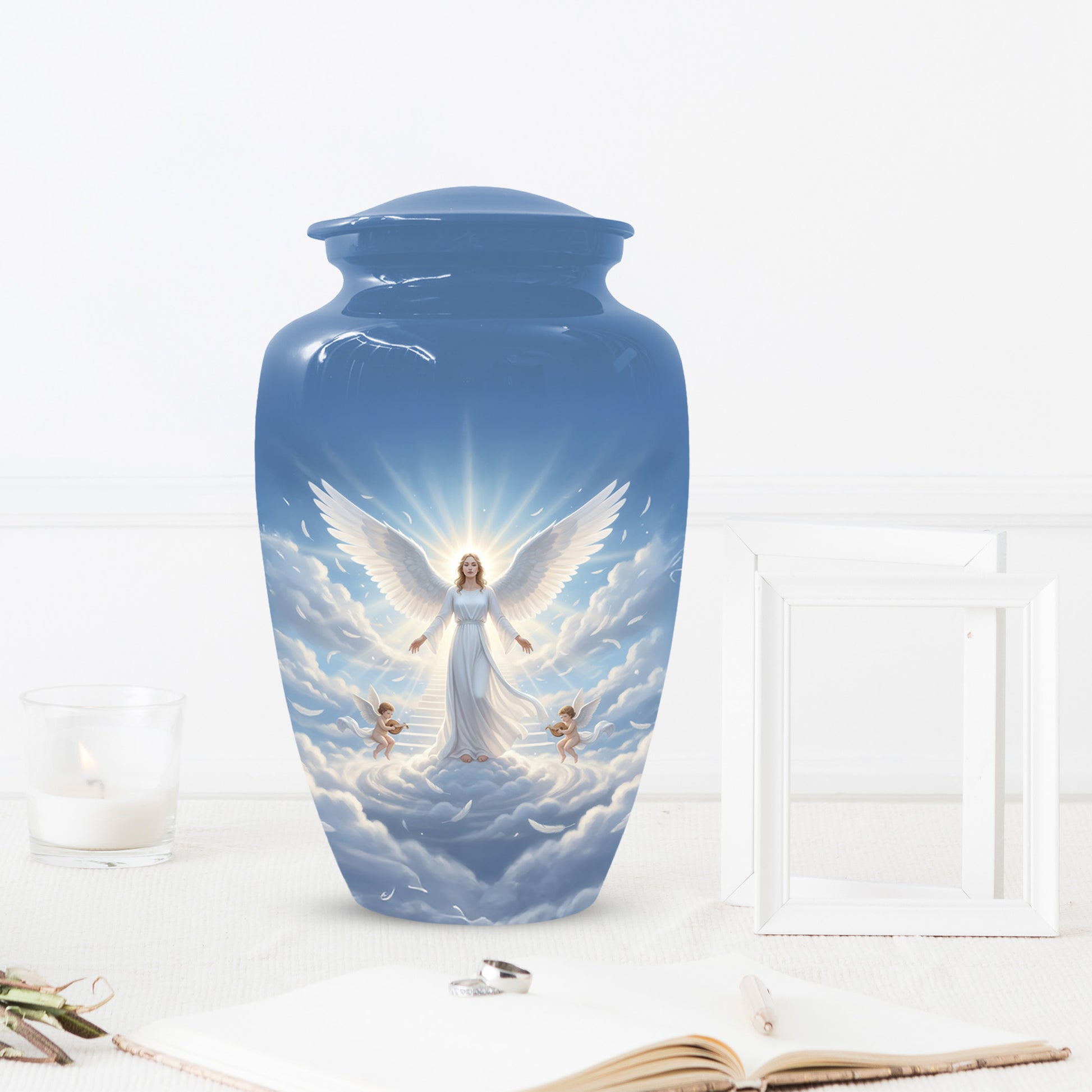 Angel Guardian Urn – Cremation Urn for Mom, Women & Female Ashes