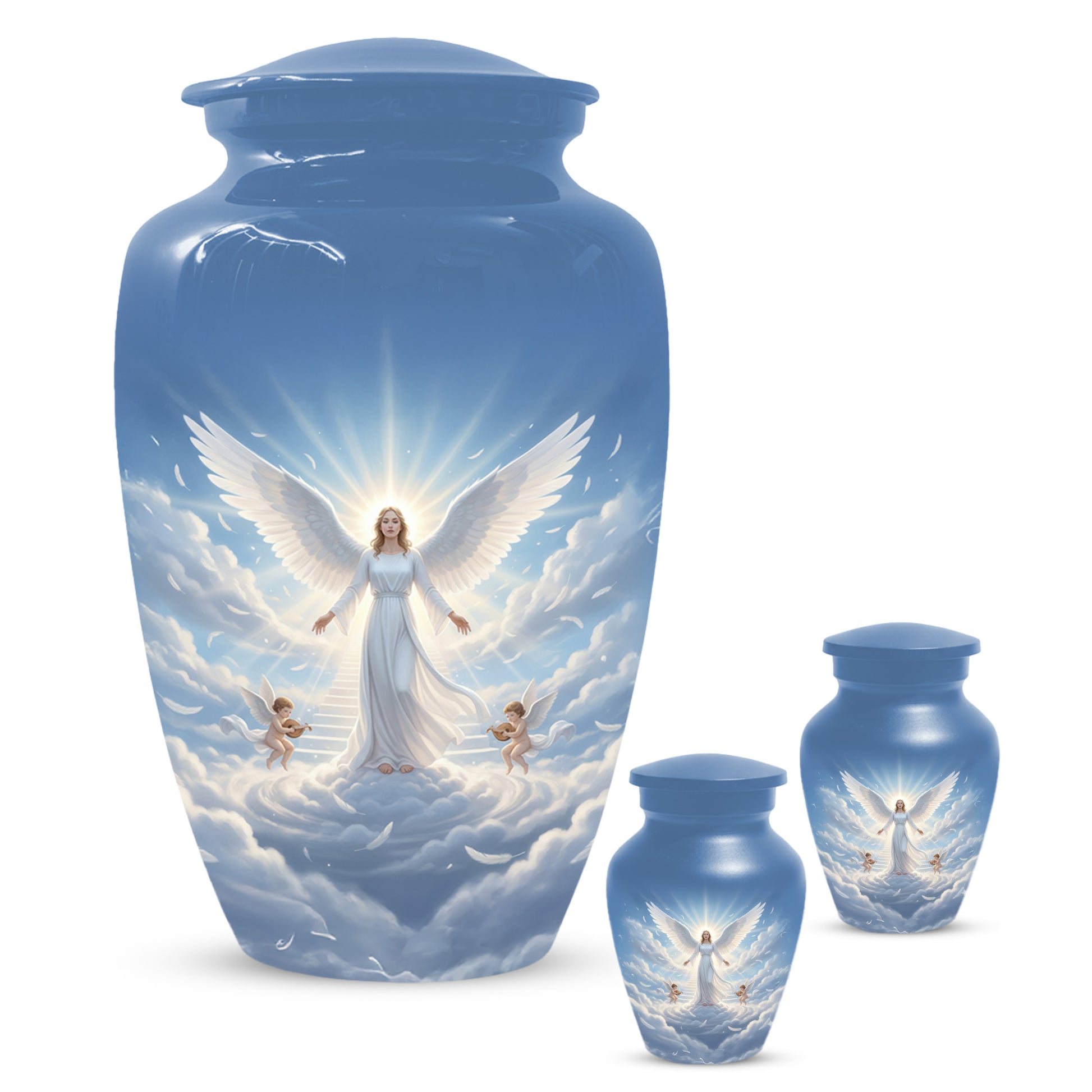 Angel Guardian Urn – Cremation Urn for Mom, Women & Female Ashes