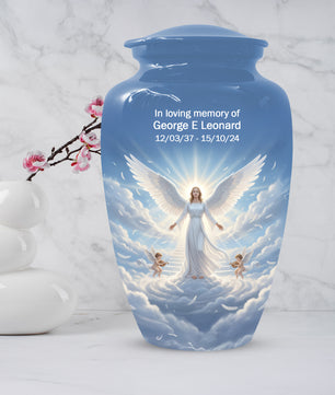 Angel Guardian Urn – Cremation Urn for Mom, Women & Female Ashes
