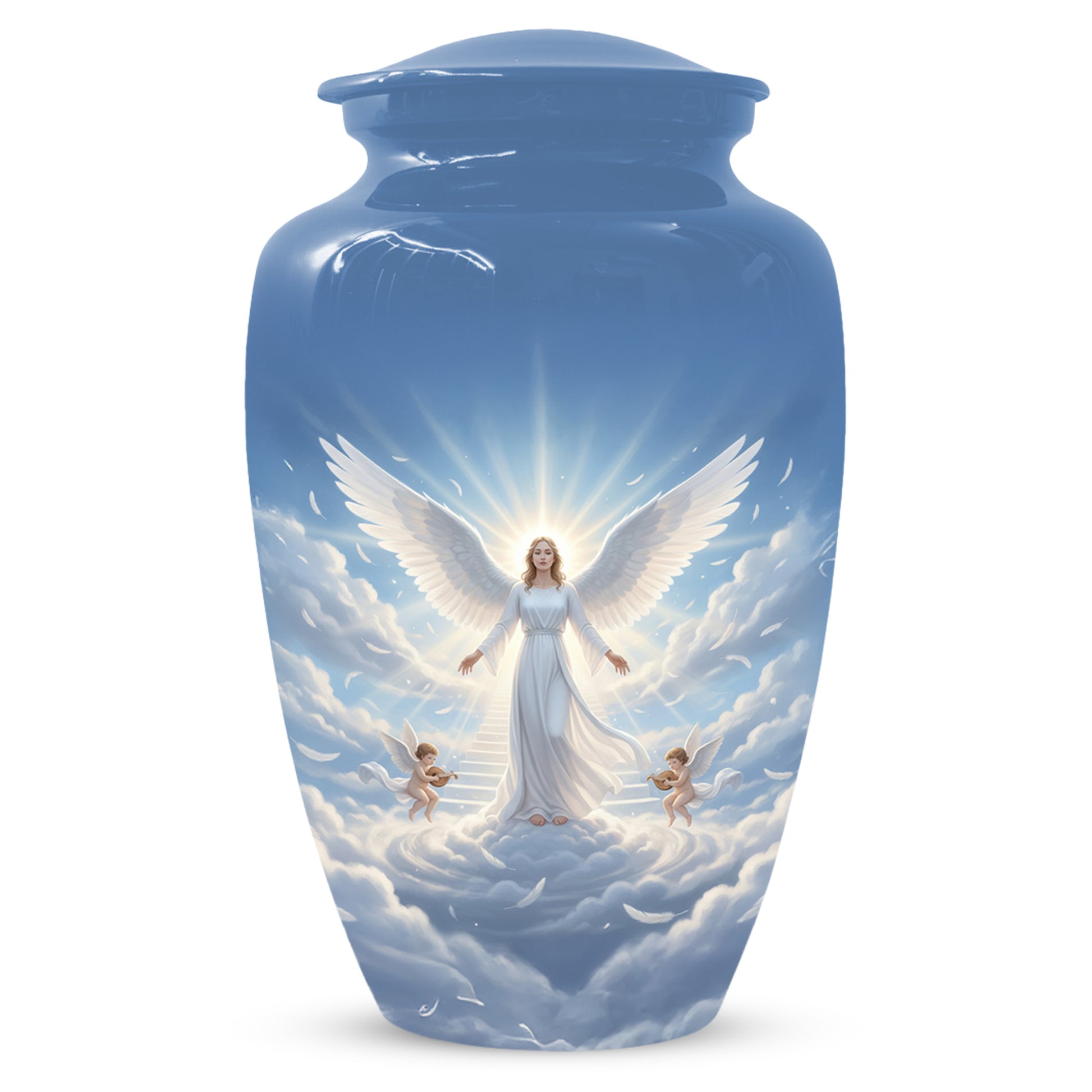 Angel Guardian Urn – Cremation Urn for Mom, Women & Female Ashes