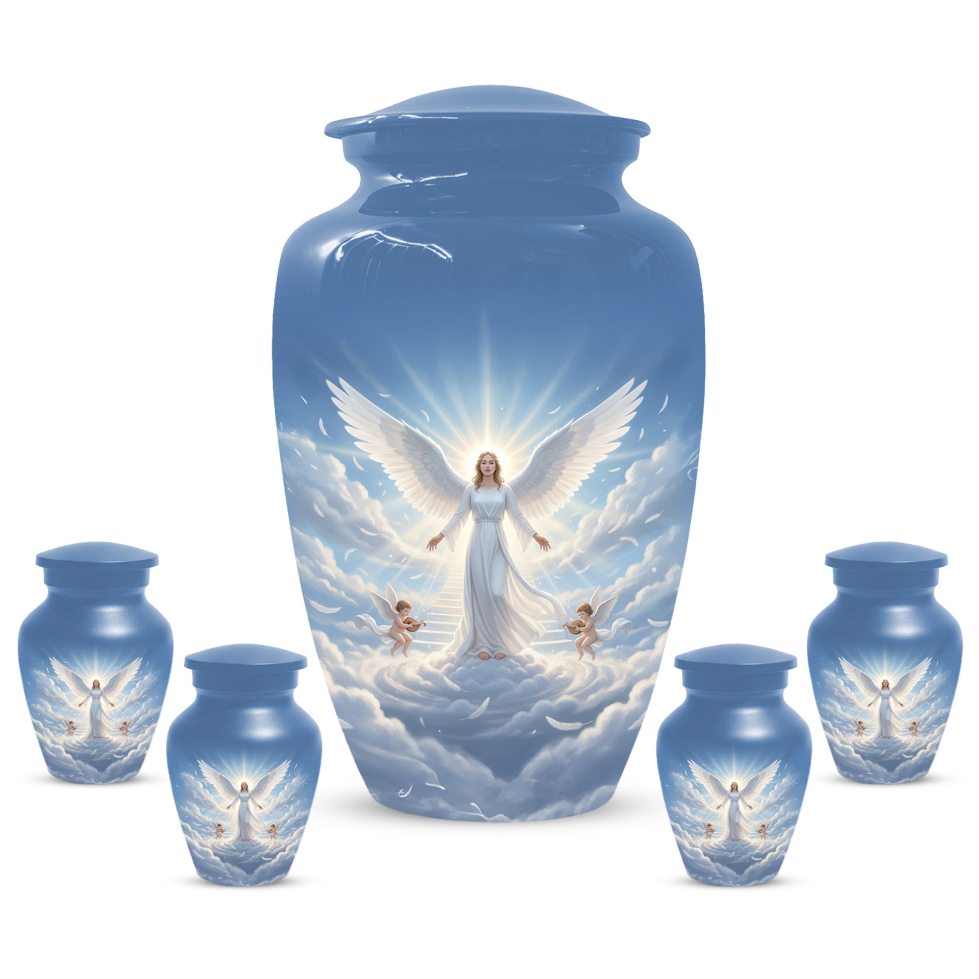 Angel Guardian Urn – Cremation Urn for Mom, Women & Female Ashes