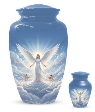 Angel Guardian Urn – Cremation Urn for Mom, Women & Female Ashes