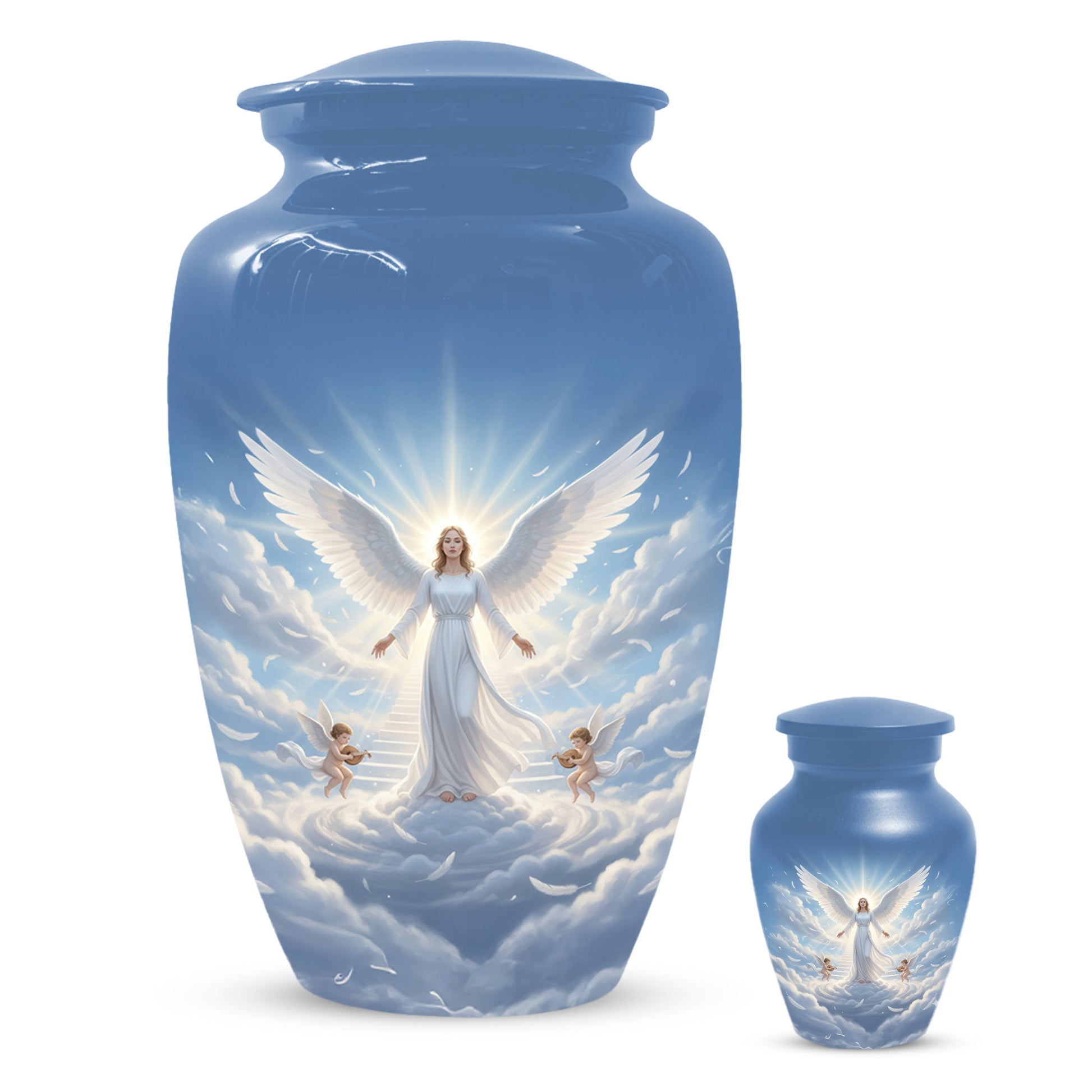 Angel Guardian Urn – Cremation Urn for Mom, Women & Female Ashes