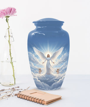 Angel Guardian Urn – Cremation Urn for Mom, Women & Female Ashes
