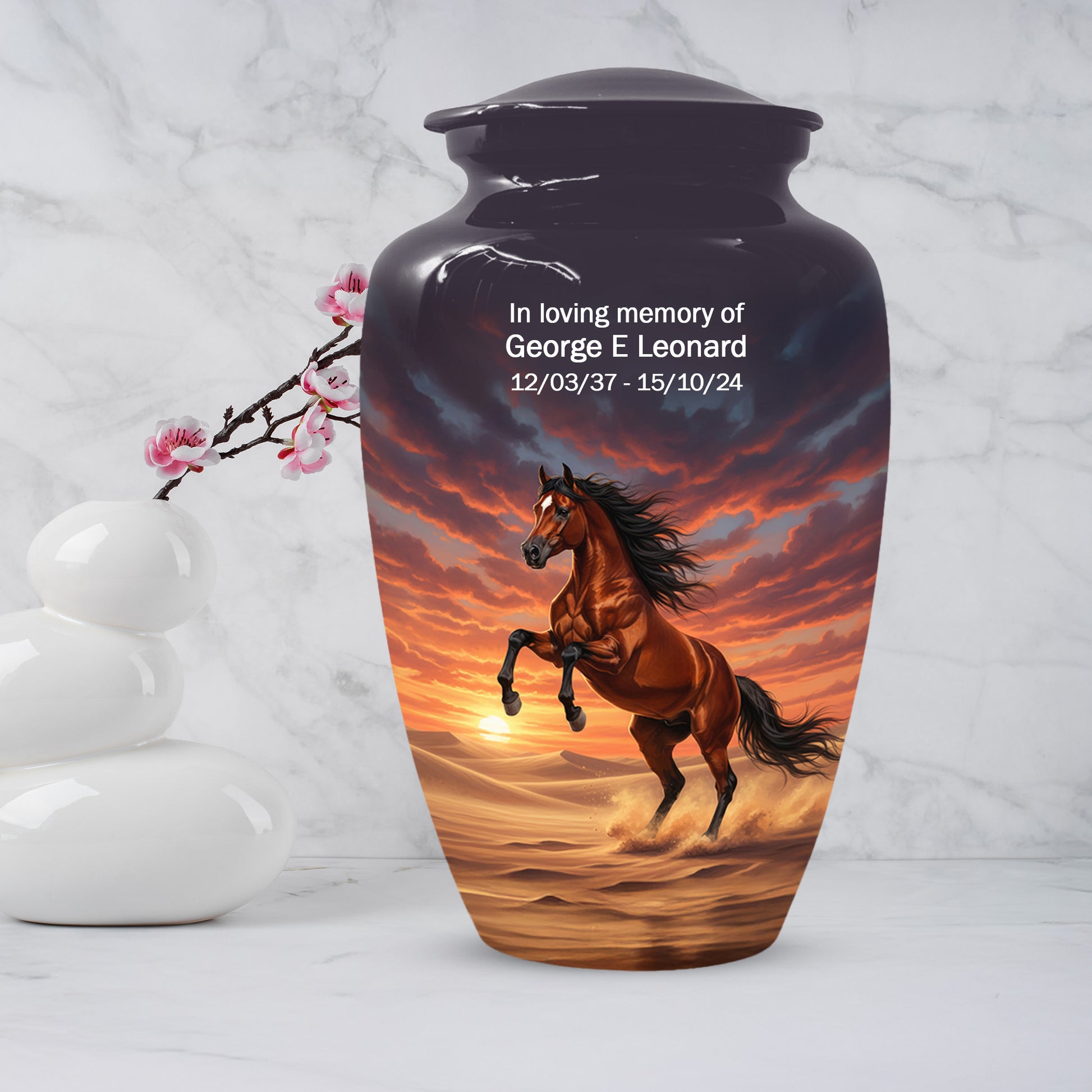 Horse Urn for Adult Ashes | Beautiful Horse-Themed Adult Cremation Urn