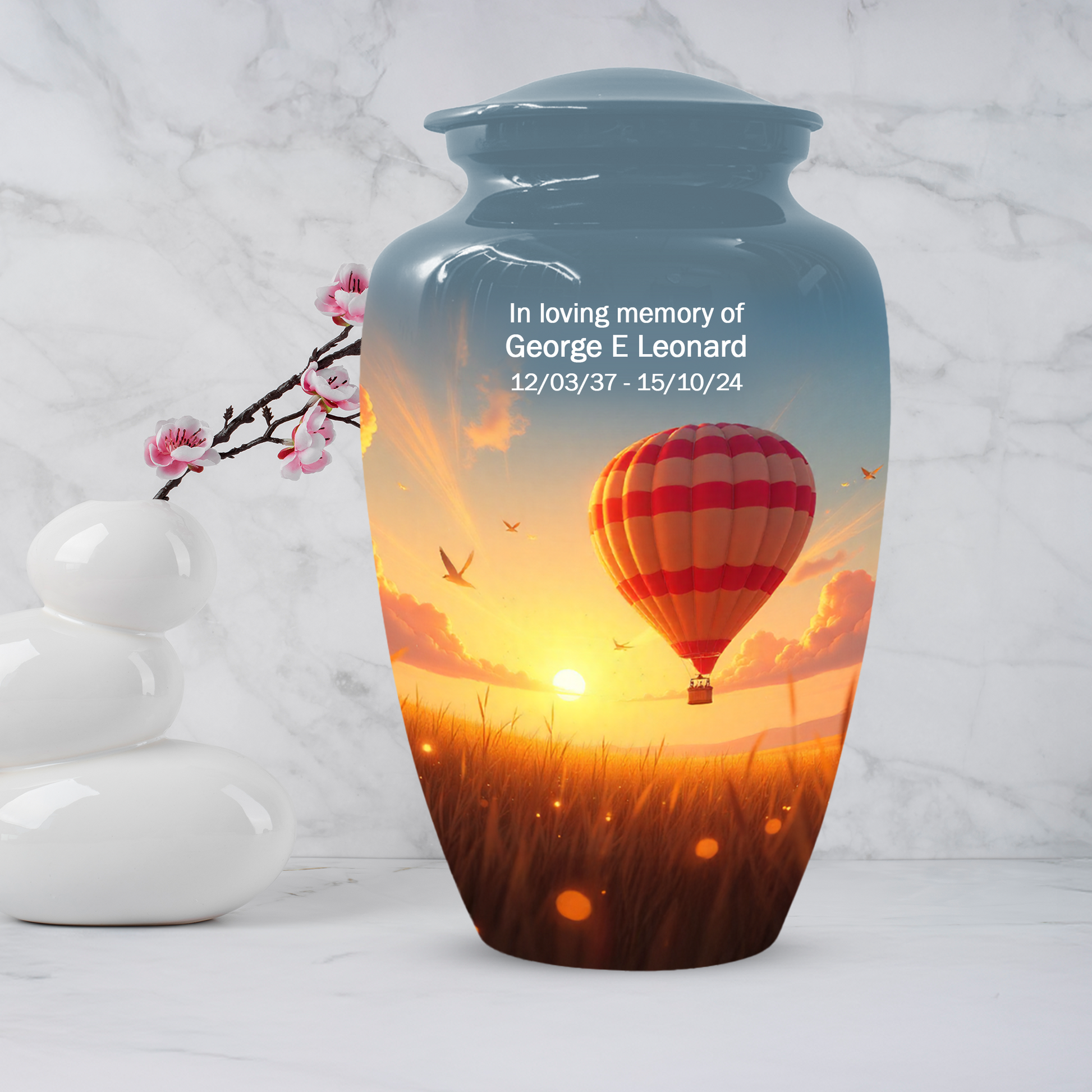 Personalized Hot Air Balloon Urn for Ashes – Custom Adult Cremation Urns for  Men & Women | Sunset Memorial  Keepsake