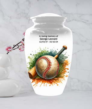 Baseball Urn for Ashes, Baseball Bat Cremation Urn