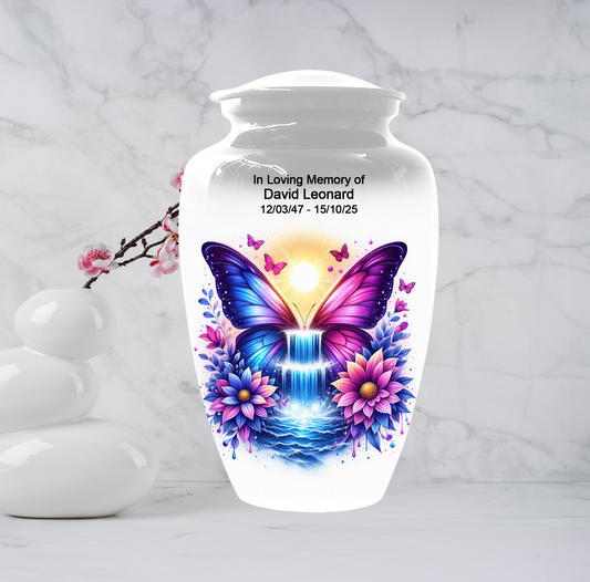 Butterfly Urn for Ashes | Custom Butterfly Cremation Urn for Human Ashes