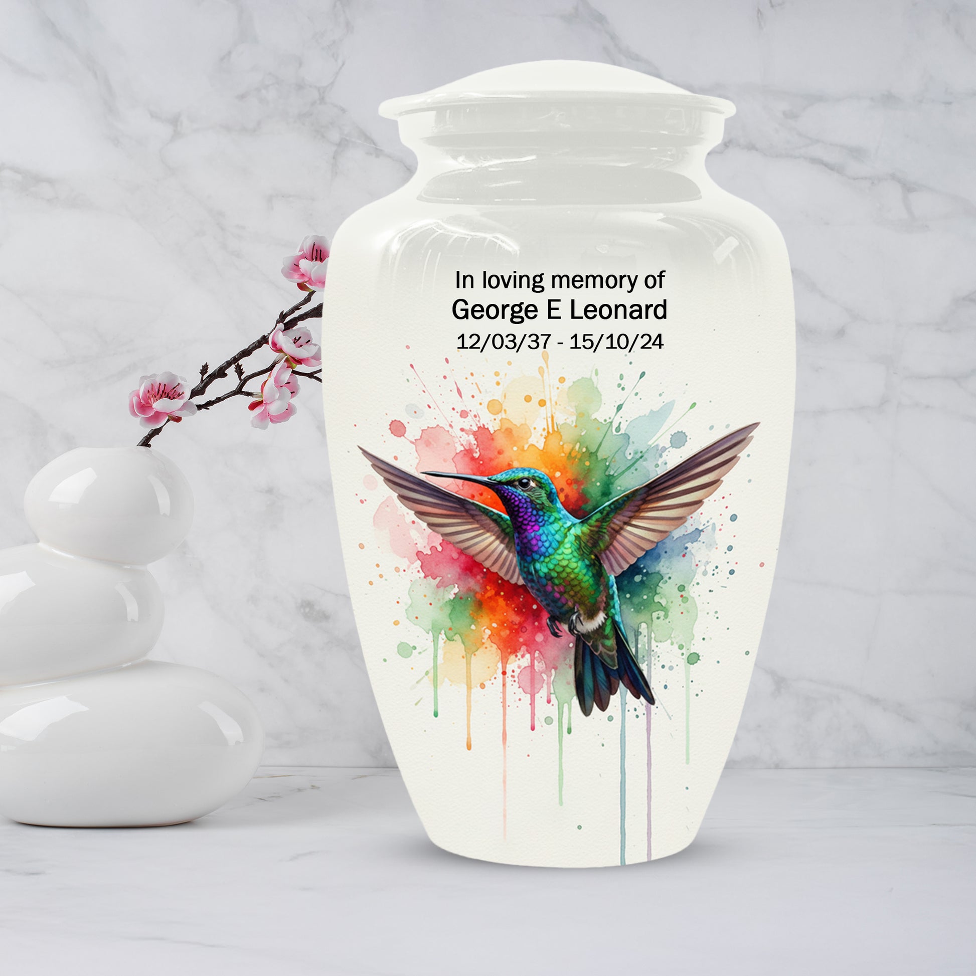 Humming Bird Urn for Human Ashes | Hummingbird Adult Cremation Urn – Beautiful Memorial Urn for Adults