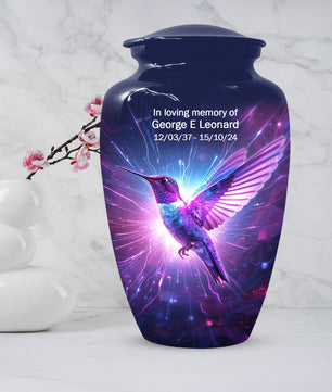 Hummingbird Cremation Urn for Human Ashes | Adult Hummingbird Memorial Urn