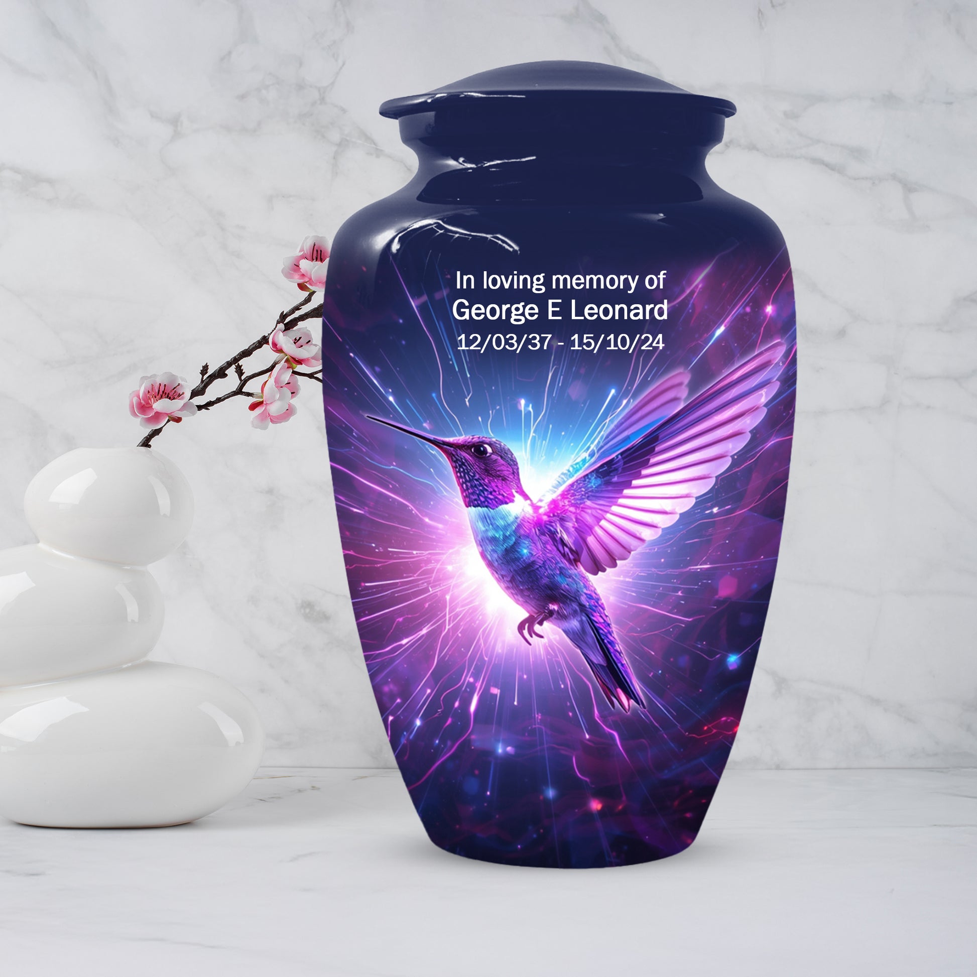 Hummingbird Cremation Urn for Human Ashes | Adult Hummingbird Memorial Urn