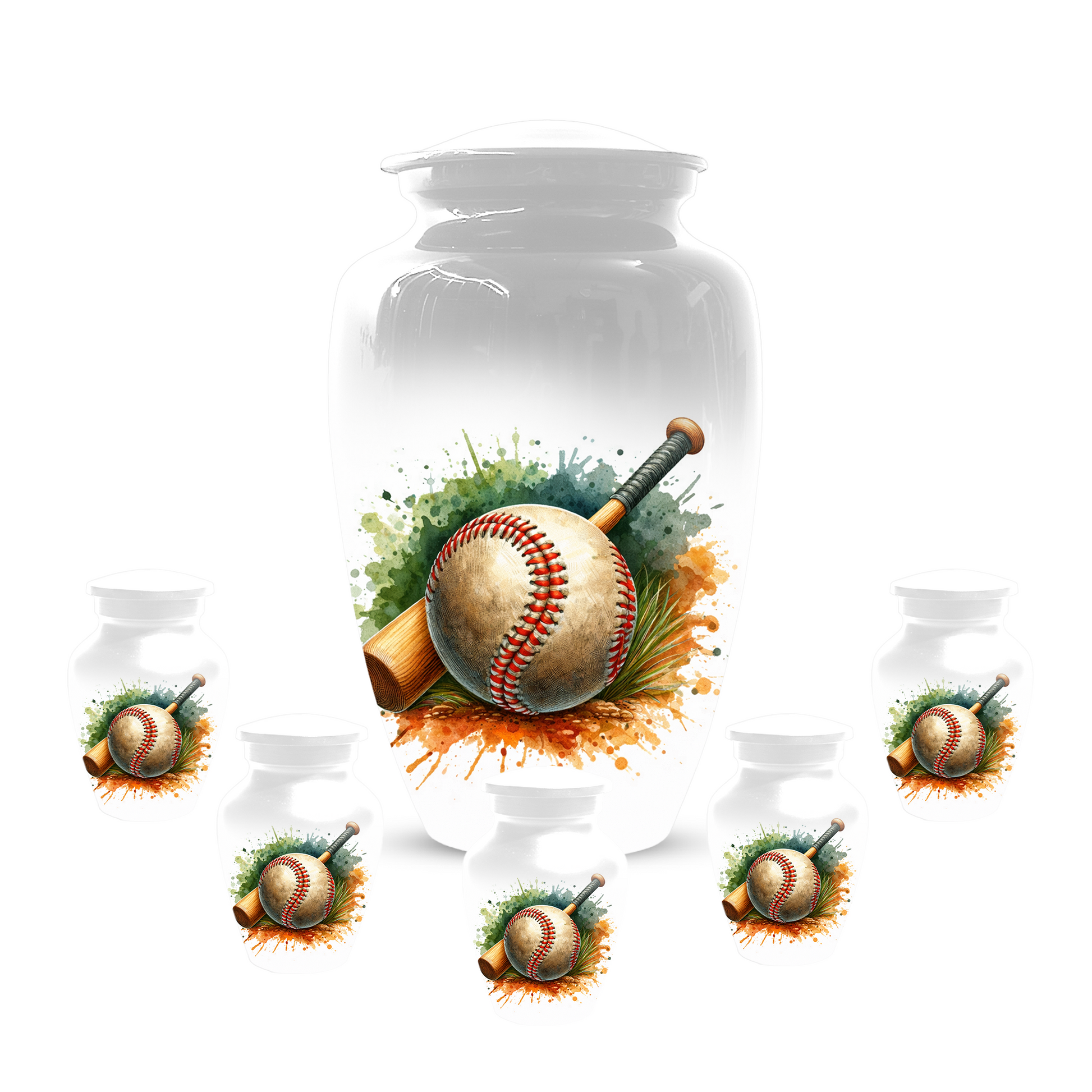 Baseball Urn for Ashes, Baseball Bat Cremation Urn