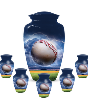 Baseball Urn for Ashes, Custom Baseball Cremation Urn