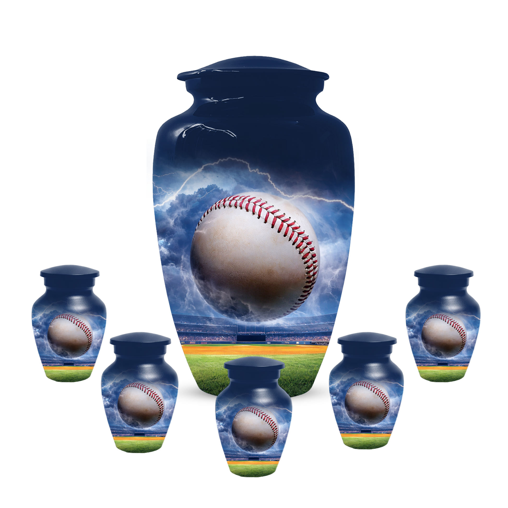 Baseball Urn for Ashes, Custom Baseball Cremation Urn