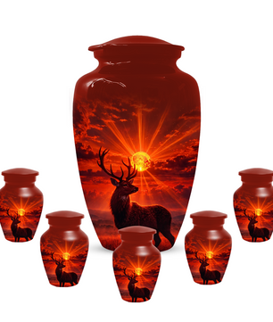 Deer Cremation Urn for Ashes | Adult Urn | Custom Memorial Urn