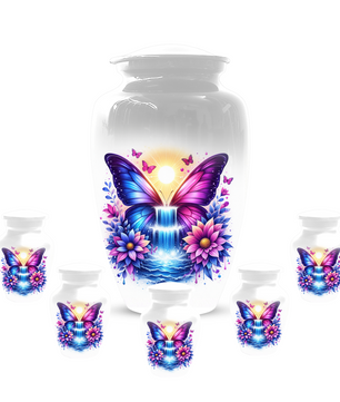Butterfly Urn for Ashes | Custom Butterfly Cremation Urn for Human Ashes