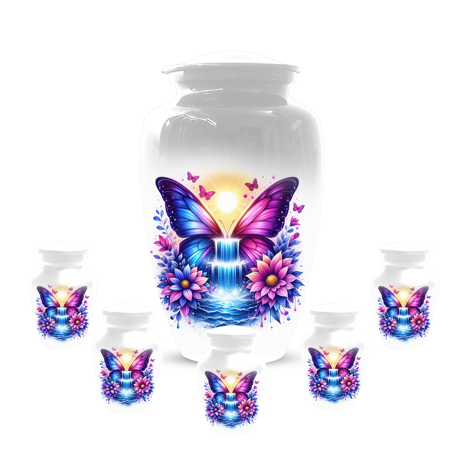 Butterfly Urn for Ashes | Custom Butterfly Cremation Urn for Human Ashes