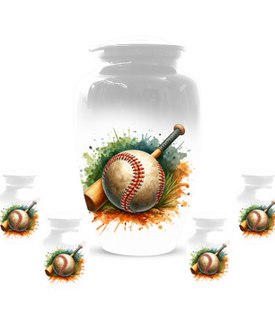 Baseball Urn for Ashes, Baseball Bat Cremation Urn