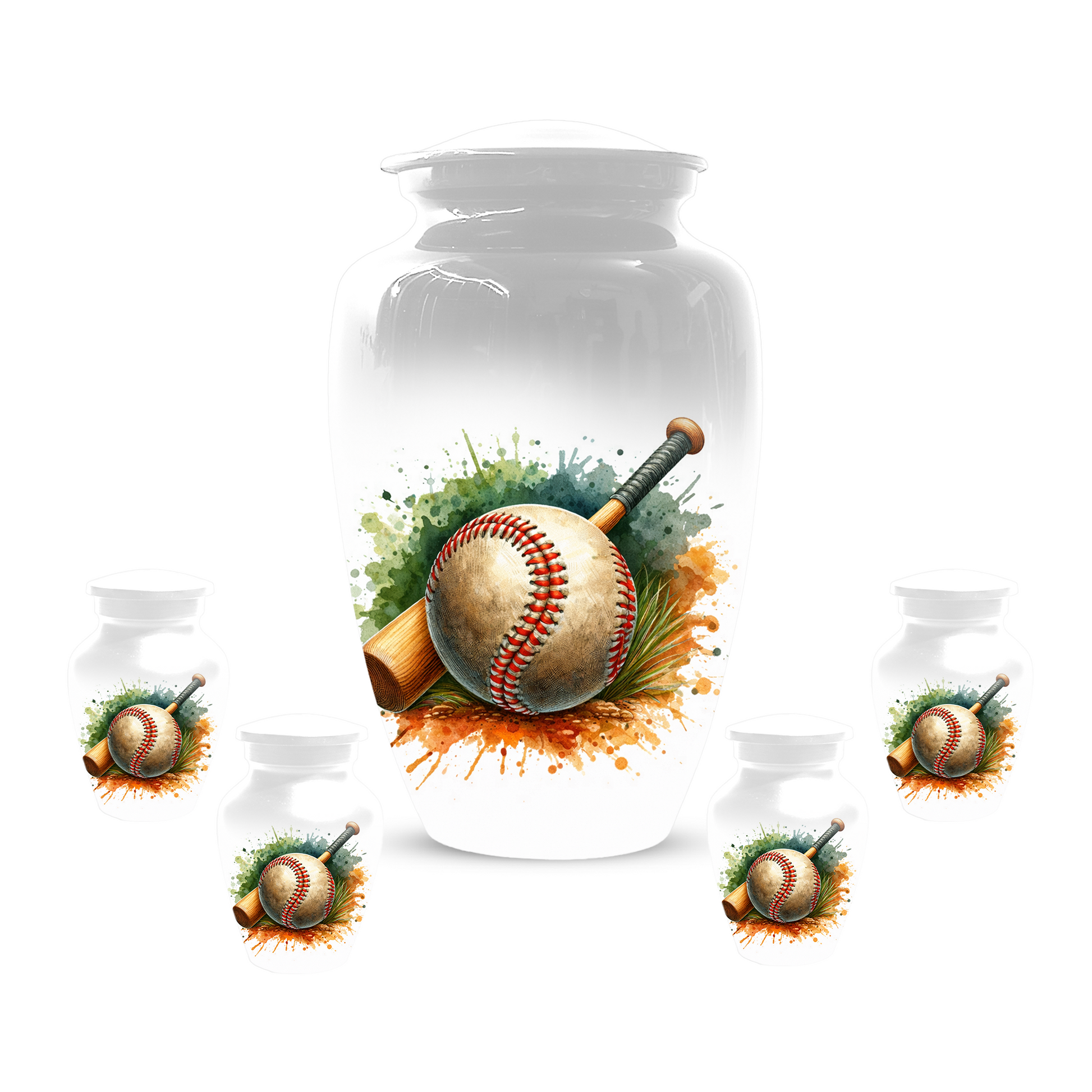 Baseball Urn for Ashes, Baseball Bat Cremation Urn