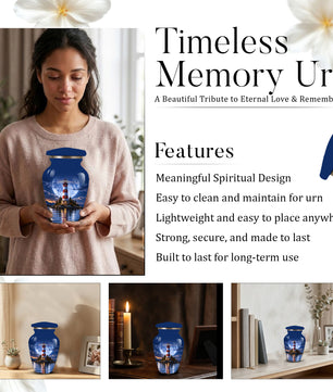 Lighthouse Adult Cremation Urn for Ashes | Ocean Memorial Urn | Personalized Adult Urn for Human Ashes