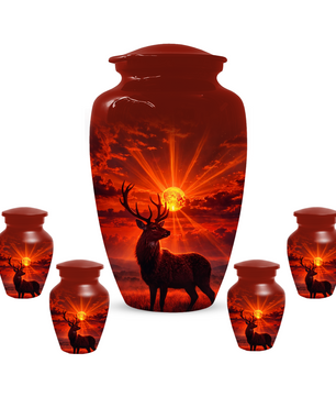 Deer Cremation Urn for Ashes | Adult Urn | Custom Memorial Urn
