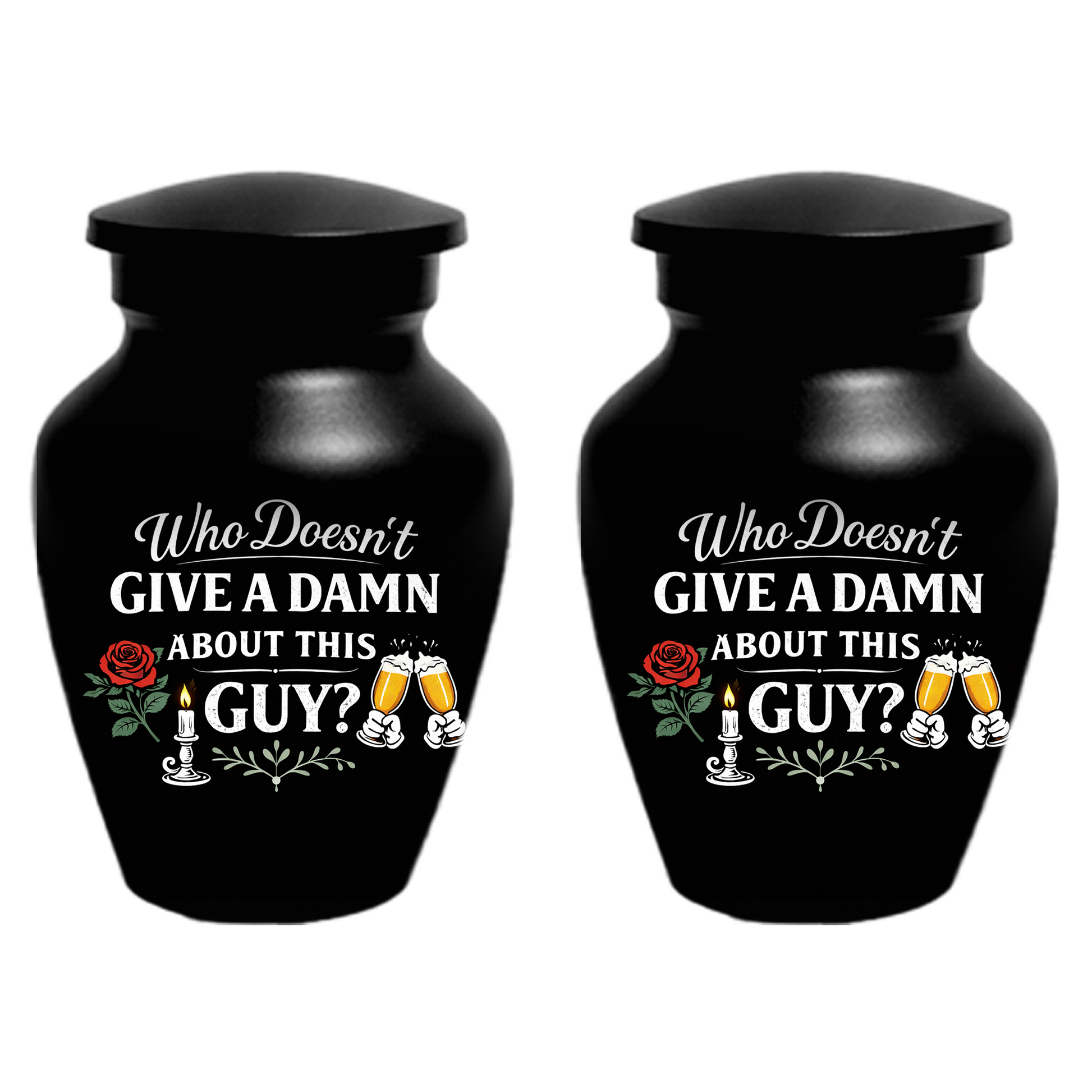 Funny Adult Urn for Ashes,  Personalized Memorial Urn for Dad