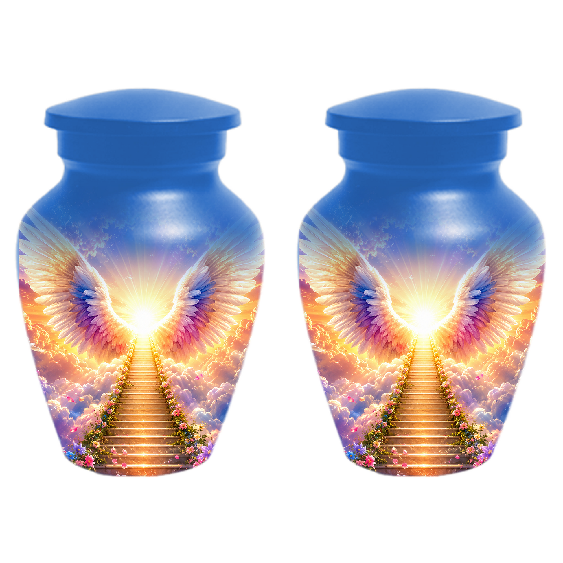 Angel Wings Urn for Ashes  Heavenly  Memorial Keepsake for Mom