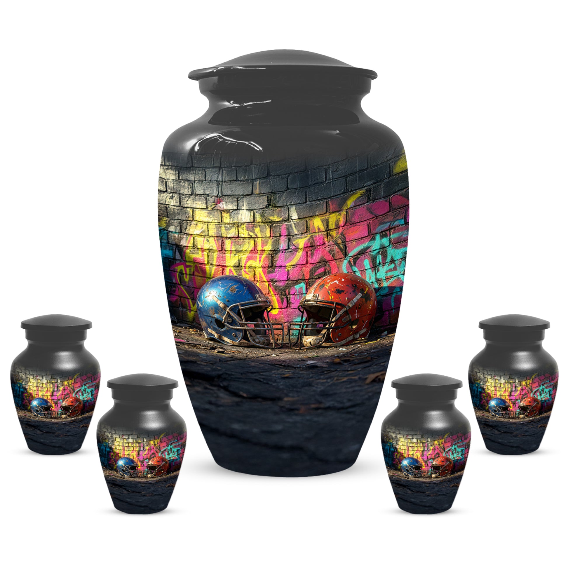 Football Helmet Urn for Dad – Custom Sports Cremation Urn for Ashes