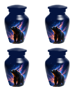 Bear Cremation Urn for Dad Ashes - Wildlife Memorial Extra Large Keepsake Urns