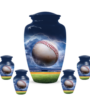 Baseball Urn for Ashes, Custom Baseball Cremation Urn