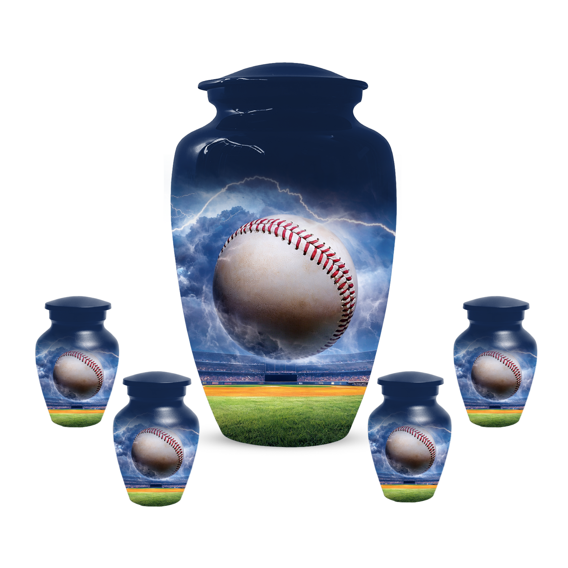 Baseball Urn for Ashes, Custom Baseball Cremation Urn